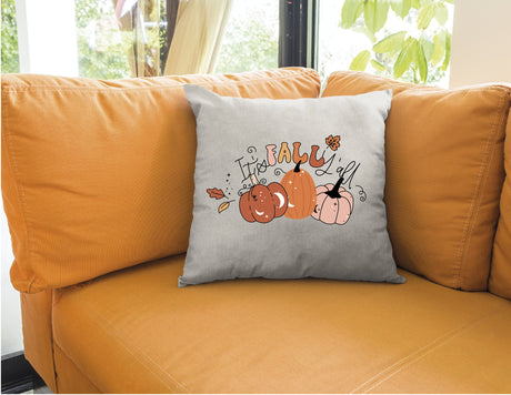 Fall Cute Pumpkin Pillow, Fall Decorations, Fall Lumbar Pillow, Fall Throw Pillow, Fall Cushion, Fall Pillow, Accent Pillow, Custom Gift - Arria Home