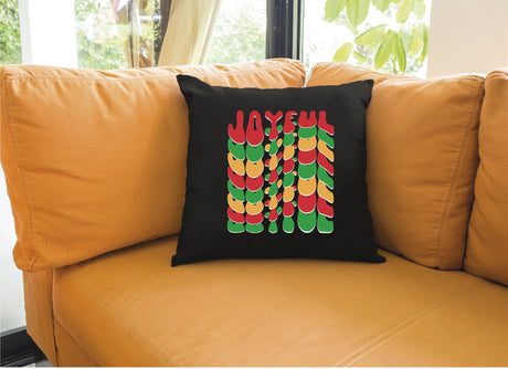 Christmas Color Joyful Pillow, Christmas Decorations, Home Decor, Colorful Christmas, Christmas Pop Art Pillow, Noel Decor, Xmas Decor, Gift - Arria Home