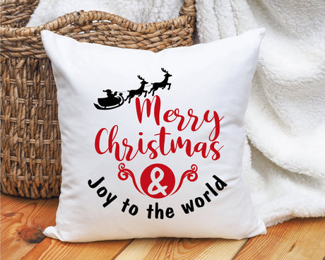 Merry Christmas Pillow, Christmas Lumbar Pillow, Christmas Throw Pillow, Christmas Decorations, Noel Decor, Xmas Pillow, Christmas Gift - Arria Home