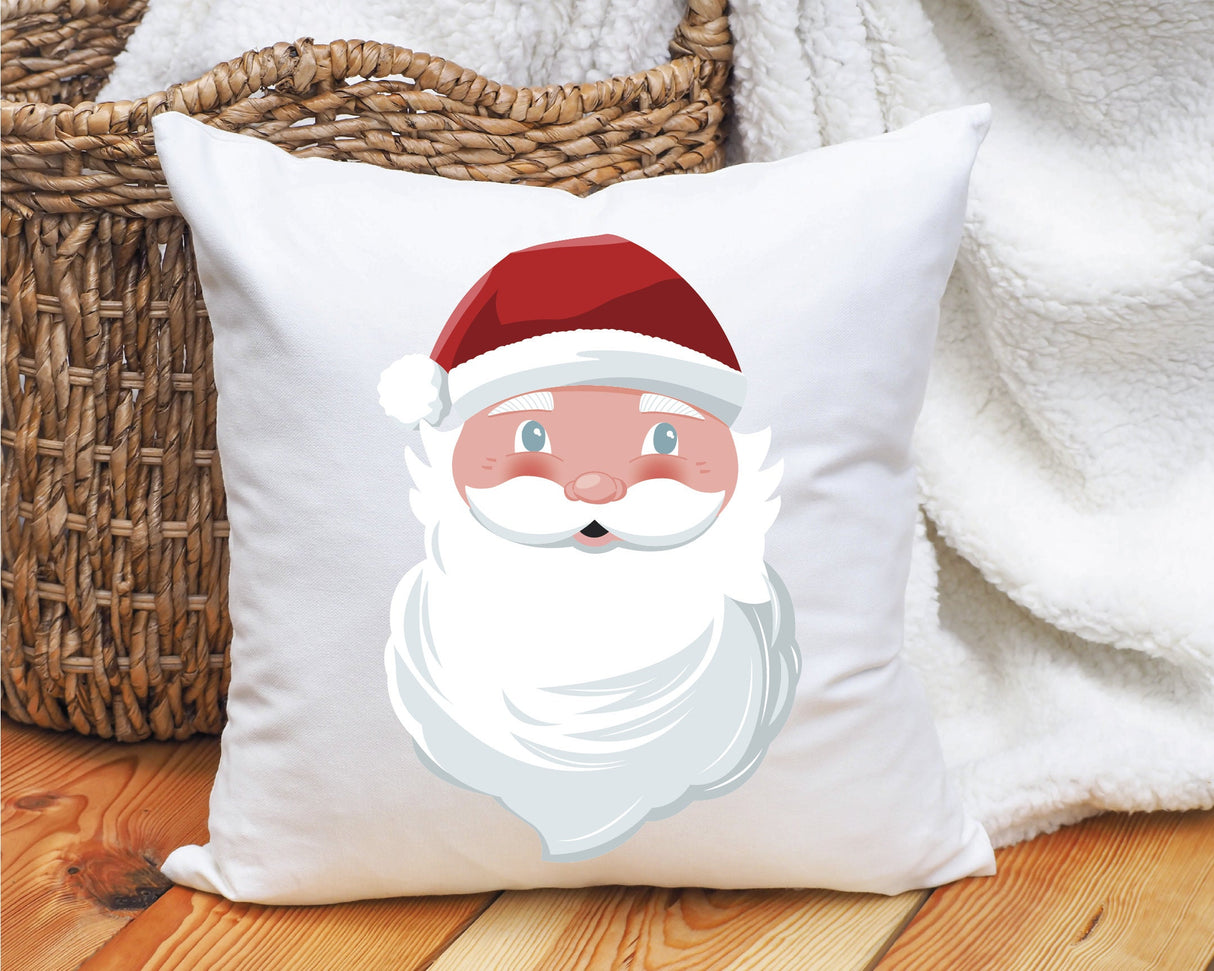 Christmas Santa Claus Pillow, Santa Claus Decor, Noel Lumbar Pillow, Xmas Throw Pillow, Christmas Decor, Christmas Home Decor, Farmhouse - Arria Home