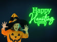 Halloween Neon Signs, Halloween Decor, Happy Haunting Sign, Happy Halloween Sign, Hocus Pocus Sign, Custom Halloween Led Neon Signs Decor - Arria Home