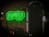 Halloween Custom Monster Party Neon Sign, Hocus Pocus Halloween Neon Sign, Happy Haunting, Halloween Decorations, Fall Neon Sign, Halloween - Arria Home