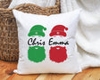 Christmas Name Pillow, Santa Name Christmas Decor, Christmas Pillow Cover, Grandma Gift, Grandchildren Name Pillow, Gift for Grandma, Xmas - Arria Home