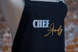 Custom Name Embroidered Apron, Name Apron, Cooking Apron, Cute Apron, Personalized Apron, Apron With Name, Embroidered Apron, Gift for Mom - Arria Home