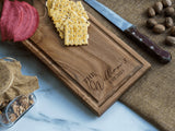 Charcuterie Board Custom, Personalized Serving Board, Mongramed Cheese Board, Anniversary Gift, Engagement Gift, Christmas Gift for Couple - Arria Home