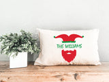 Personalized Christmas Last Name Pillow, Custom Family Name Pillow, Custom Pillow Cover, Personalize Pillow, Christmas Decor, Christmas Gift - Arria Home