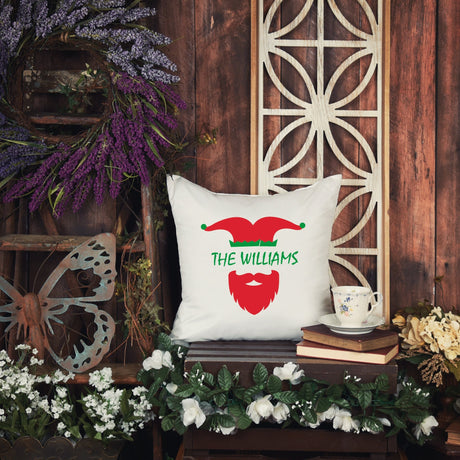 Personalized Christmas Last Name Pillow, Custom Family Name Pillow, Custom Pillow Cover, Personalize Pillow, Christmas Decor, Christmas Gift - Arria Home