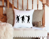 Dancing Zombie Halloween Decorative Pillow, Halloween Decor, Halloween Cushion, Fall Holiday Home Decor, Halloween Gift, Halloween Gift Idea - Arria Home