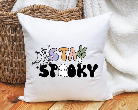 Stay Spooky Halloween Pillow, Halloween Decorations, Spooky Season Decor, Halloween Gift, Lumbar Pillow, Accent Pillow, Gift for Halloween - Arria Home