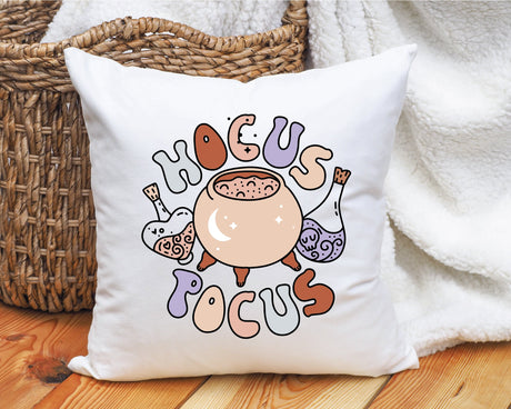 Hocus Pocus Halloween Cute Pillow, Halloween Decor, Fall Decor, Halloween Decorations, Fall Cute Cushion, Lumbar Pillow, Halloween Gift - Arria Home