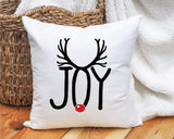 Joy Christmas Decorative Pillow, Christmas Lumbar Pillow, Christmas Throw Pillow, Noel Decor, Xmas Decor, Christmas Living Room Decor, Gift - Arria Home