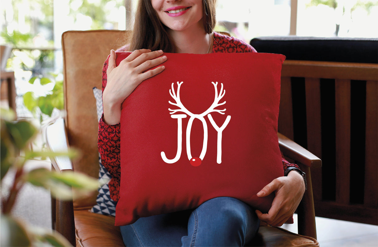 Joy Christmas Decorative Pillow, Christmas Lumbar Pillow, Christmas Throw Pillow, Noel Decor, Xmas Decor, Christmas Living Room Decor, Gift - Arria Home