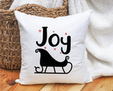 Joy Christmas Decorative Pillow, Joy Lumbar Pillow, Christmas Throw Pillow, Christmas Decorations, Noel Decor, Xmas Decor, Christmas Gift - Arria Home