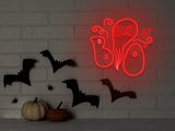 Personalized BOO Halloween Neon Light, Halloween Neon Sign, Halloween Sign, Fall Light Up Halloween Sign, Led Neon Sign, Halloween Decor - Arria Home