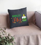 Holy Jolly Custom Christmas Pillow, Christmas Pillow, Christmas Decor, Christmas Cushion, Gift for Christmas, Lumbar Pillow, Throw Pillow - Arria Home