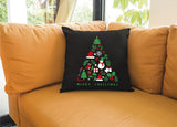 Christmas Tree Pillow, Christmas Pillow, Christmas Decor, Merry Christmas, Noel Lumbar Pillow, Xmas Throw Pillow, Christmas Personalize Gift - Arria Home