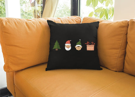 Christmas Pillow, Noel Tree, Gnomes, Gift Box Decor, Christmas Decor, Christmas Gift, Xmas Lumbar Pillow, Noel Throw Pillow, Christmas - Arria Home