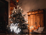 Happy New Year Custom Led Neon Sign, Christmas Wall Art, Xmas Cheers Neon Sign, Christmas Signage, Christmas Wall Decorations, Noel Led Sign - Arria Home