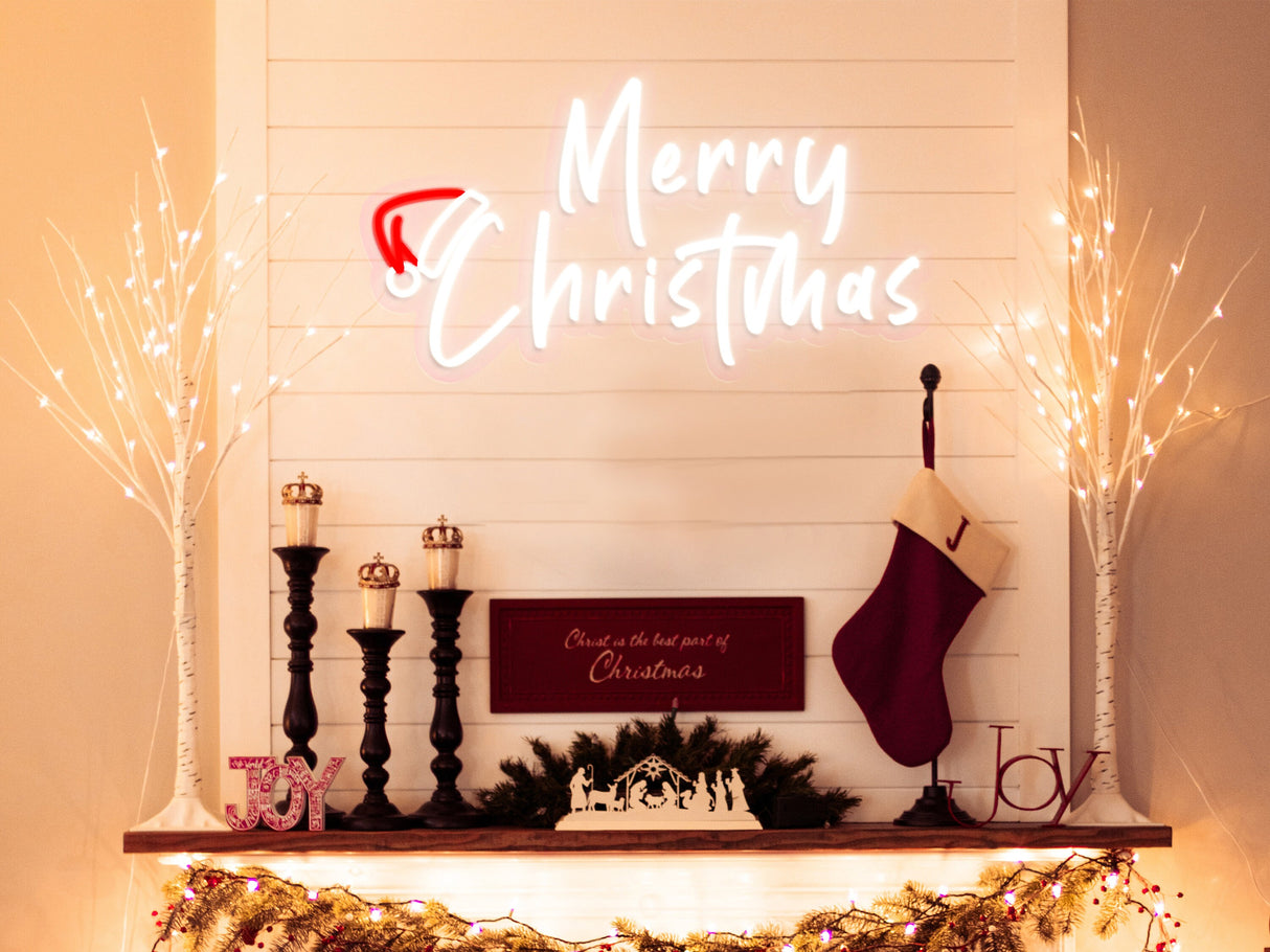 Happy New Year Custom Led Neon Sign, Christmas Wall Art, Xmas Cheers Neon Sign, Christmas Signage, Christmas Wall Decorations, Noel Led Sign - Arria Home