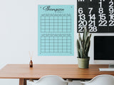 Personalized Acrylic Wall Habit Tracker, Custom Acrylic Calendar, Adhd Wall Clear Acrylic Planner, Montly Organizer, Room Wall Decor, Gift - Arria Home