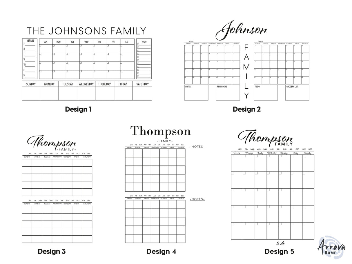 Personalized Acrylic Wall To Do List, Calendar, Planner, Habit Tracker, Organizer, Weekly Montly Wall Dry Erase Board, Personalized Gift - Arria Home