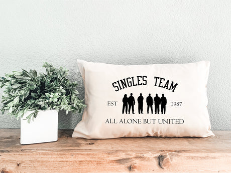 Funny Single Custom Gift Pillow, Divorce Party Decor, Valentines Day Joke Bestfriend Gift, BFF Gift, Humorous Gift, Divorce Gift, Decorative - Arria Home