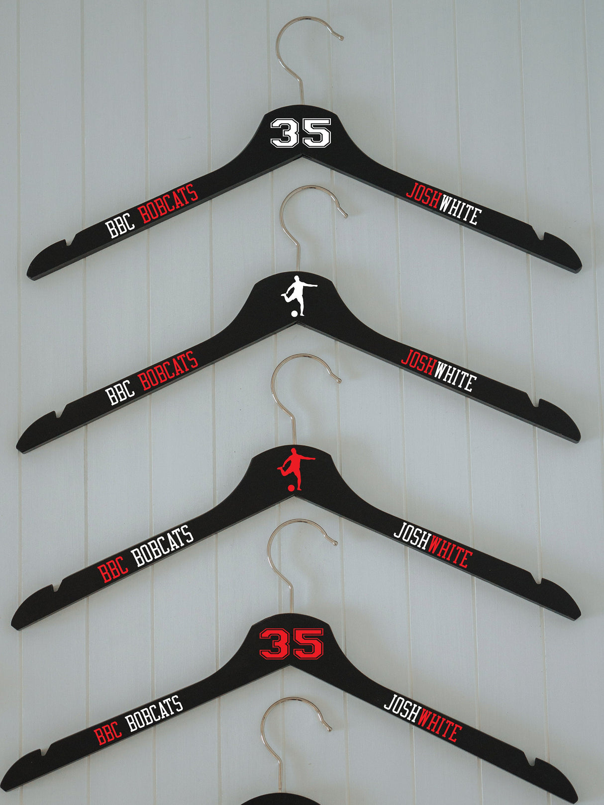 Lacrosse Team Jersey Hangers, Custom Lacrosse Gifts, SoftBall Team Gifts, Gifts From Lacrosse Mom, Personalized Hockey Jersey Hangers - Arria Home