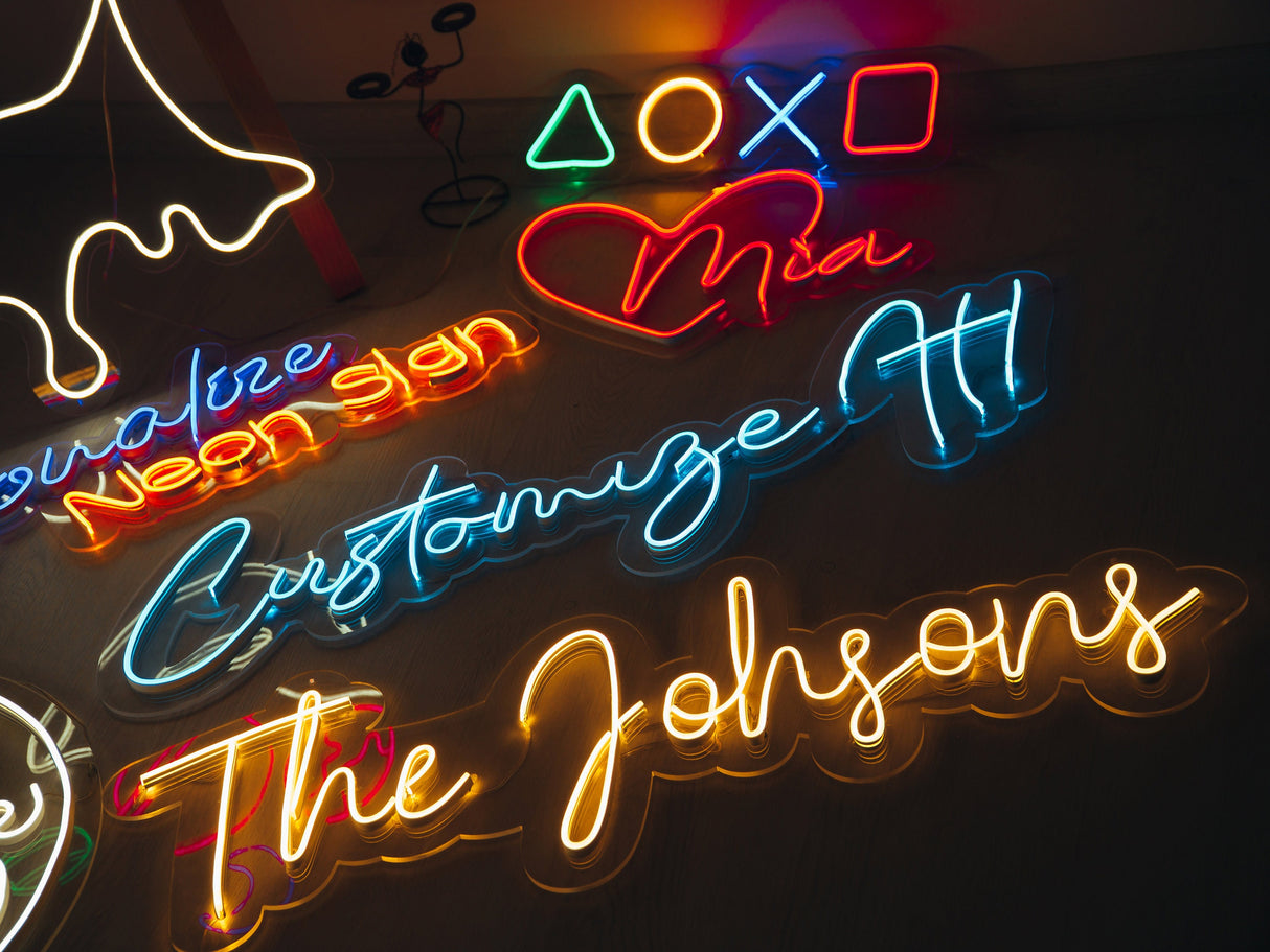 Custom Neon Sign, Personalized Neon Light, Customize Neon Sign, Personalized Neon Sign, Led Neon Sign, Wedding Name Neon Sign, Wall Decor