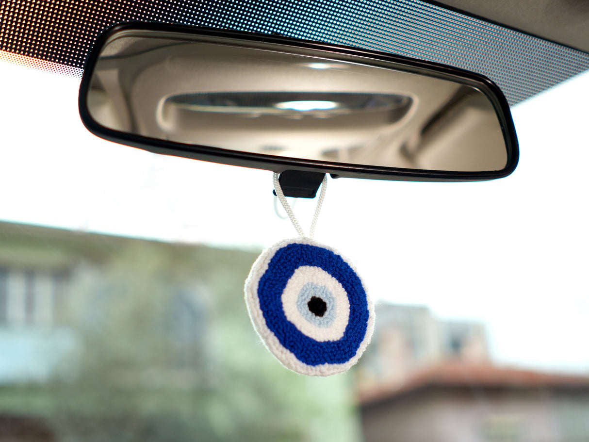 Car Embroidery Air Freshener Hanging, Car Mirror Diffuser Charm, Fragrant Car Mirror Hanger, Accessories, Boho Car Decor, Funny Punch Needle - Arria Home