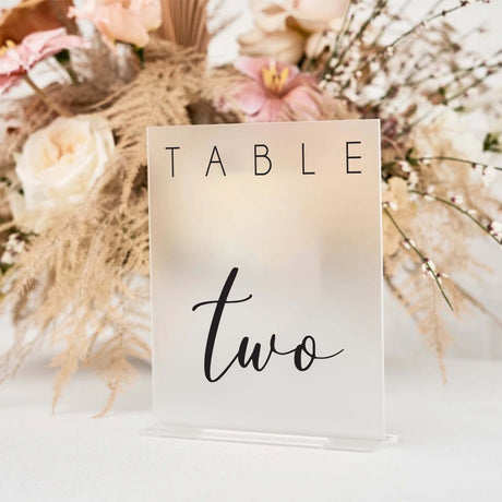 Editable Modern Table Number, Personalized Wedding Table Number, Custom Cafe Restaurant Table Centerpiece, Reception Numbers, Reserved Sign - Arria Home