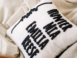 Funny Mothers Day Personalized Embroidery Pillow, Mom Gift Idea, Punch Needle Pillow Gift for Grandma, Mothers Day, Humorous Present for Mom - Arria Home