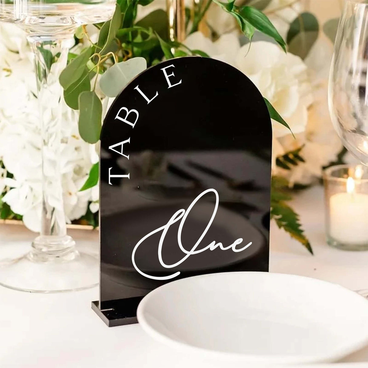 Editable Modern Table Number, Personalized Wedding Table Number, Custom Cafe Restaurant Table Centerpiece, Reception Numbers, Reserved Sign - Arria Home