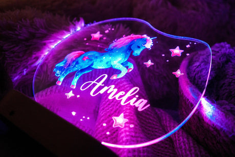 Custom Baby Night Light, Personalized Baby Gifts, Nursery Room Decor, Baby Room Essentials, Light Up Toddler Decor, Custom Baby Name Light - Arria Home