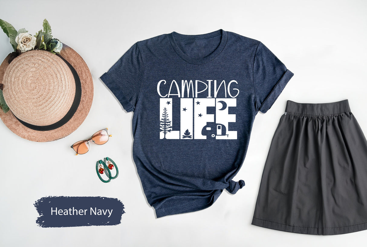 Camping Life Shirt, Camping Shirt, Camping Crew Shirt, Family Vacation Shirt, Adventure Shirt, Wanderlust Shirt, Nature Lover Shirt