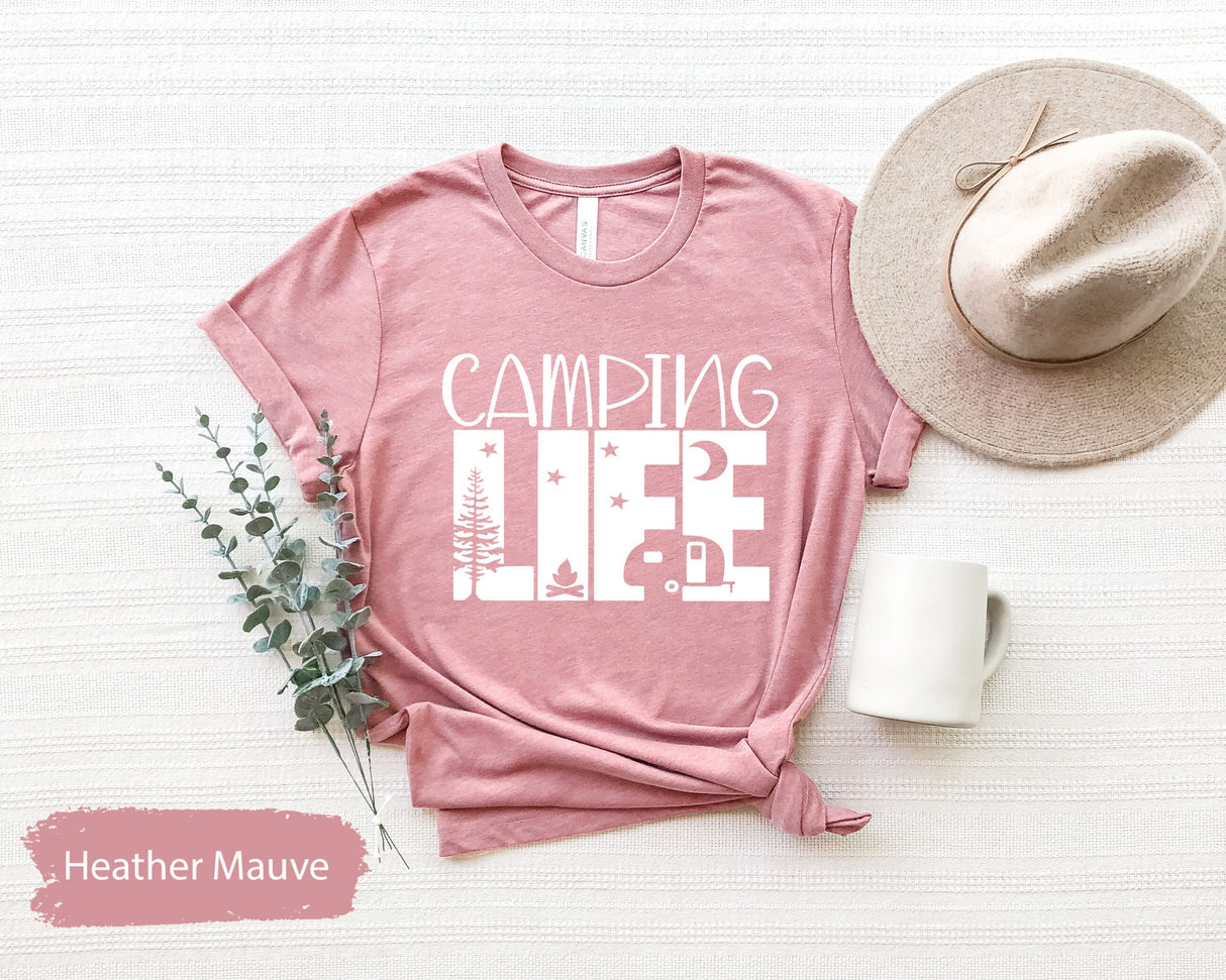 Camping Life Shirt, Camping Shirt, Camping Crew Shirt, Family Vacation Shirt, Adventure Shirt, Wanderlust Shirt, Nature Lover Shirt