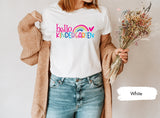 Hello Kindergarten Shirt, Kindergarten Shirt, Kindergarten Teacher, Back To School Shirt, Gift for Teacher, Students Shirt, Teacher Tee