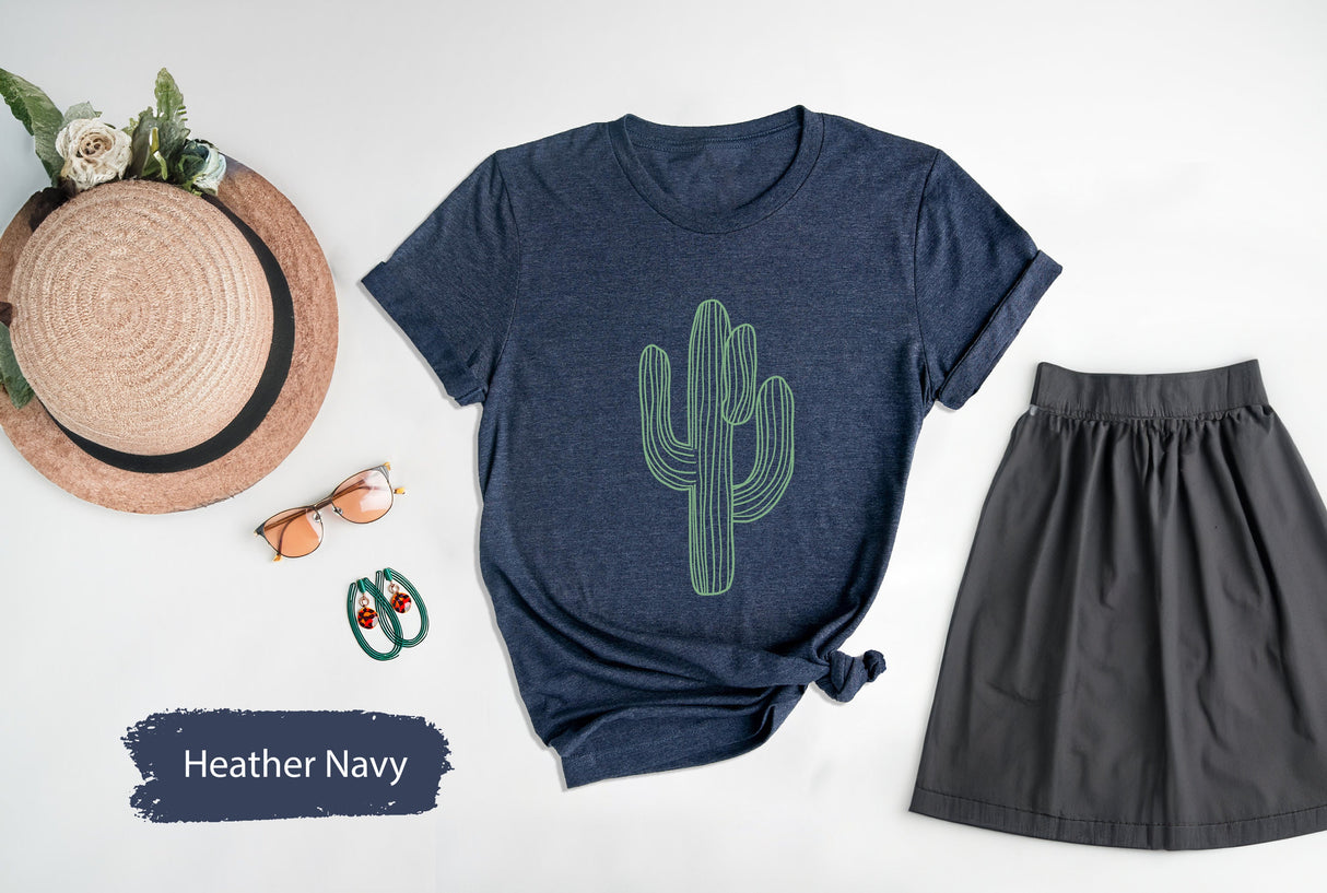 Cactus Shirt, Desert Shirt, Botanical Shirt, Succulent Shirt, Plant Shirt, Texas Shirt, Cactus Plants Shirt, Arizona Shirt, Cactus Lover Tee