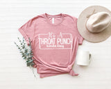 Sarcastic Shirt, Sarcasm Shirt, Introvert Shirt, Anxiety Shirt, Funny Shirt, Humor Saying Shirt, Funny Saying, It's A Throat Punch Kinda Day