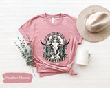 Boho Cow Skull Shirt, Howdy Shirt, Wild West Shirt, Western Graphic Tee, Cowgirl Shirt, Bull Skull Shirt, Southern Shirt, Western Shirt