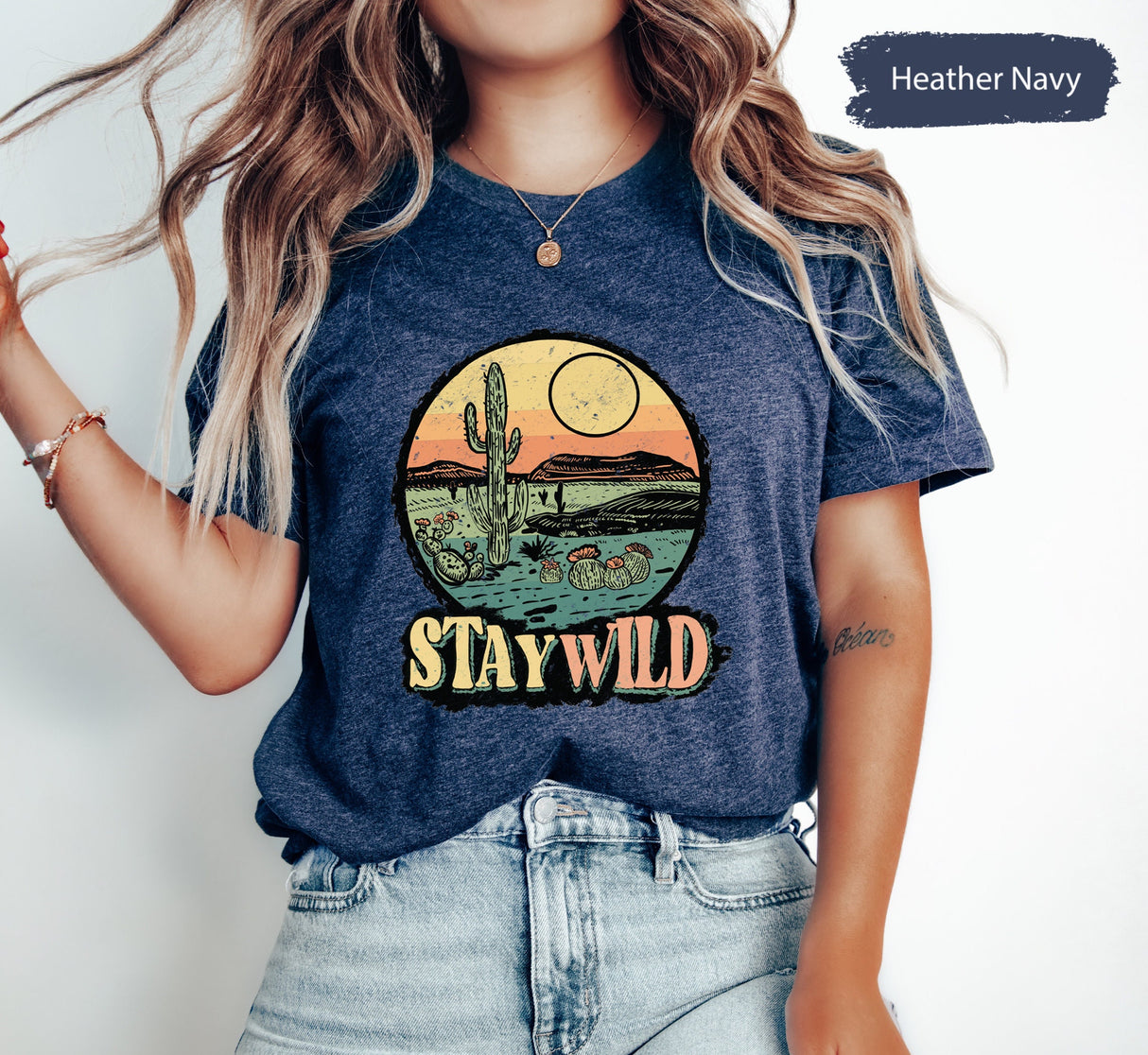 Stay Wild Shirt, Western Shirt, Wild West Shirt, Southern Shirt, Texas Shirt, Cactus Shirt, Cowboy Shirt, Country Girl Shirt, Country TShirt