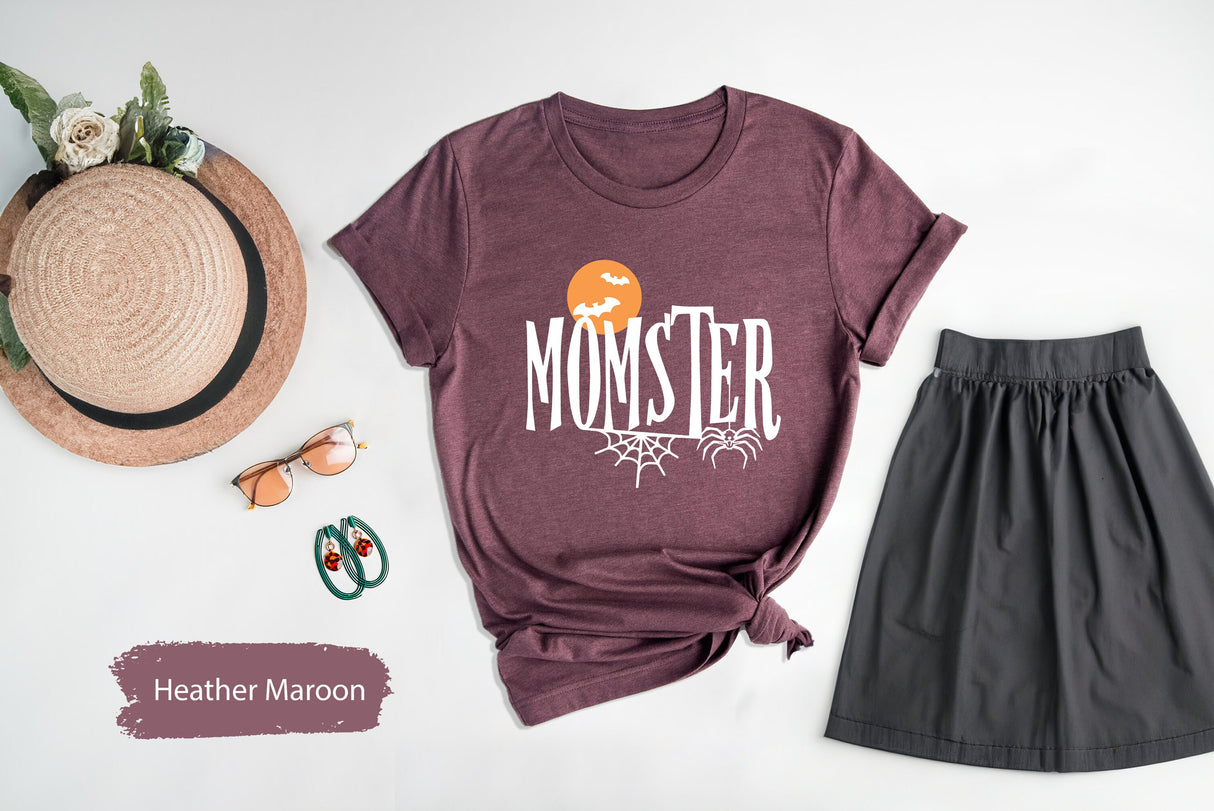 Momster Shirt, Momster TShirt, Halloween Mom Shirt, Halloween Shirt, Spooky Season Shirt, Spooky Shirt, Fall T-Shirt, Halloween Gift