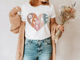 Peace Shirt, Vintage Peace T Shirt, Peace Heart Shirt, Groovy Peace Shirt, Groovy Shirt, Equality Shirt, Peace Floral Shirt, Peace T Shirt