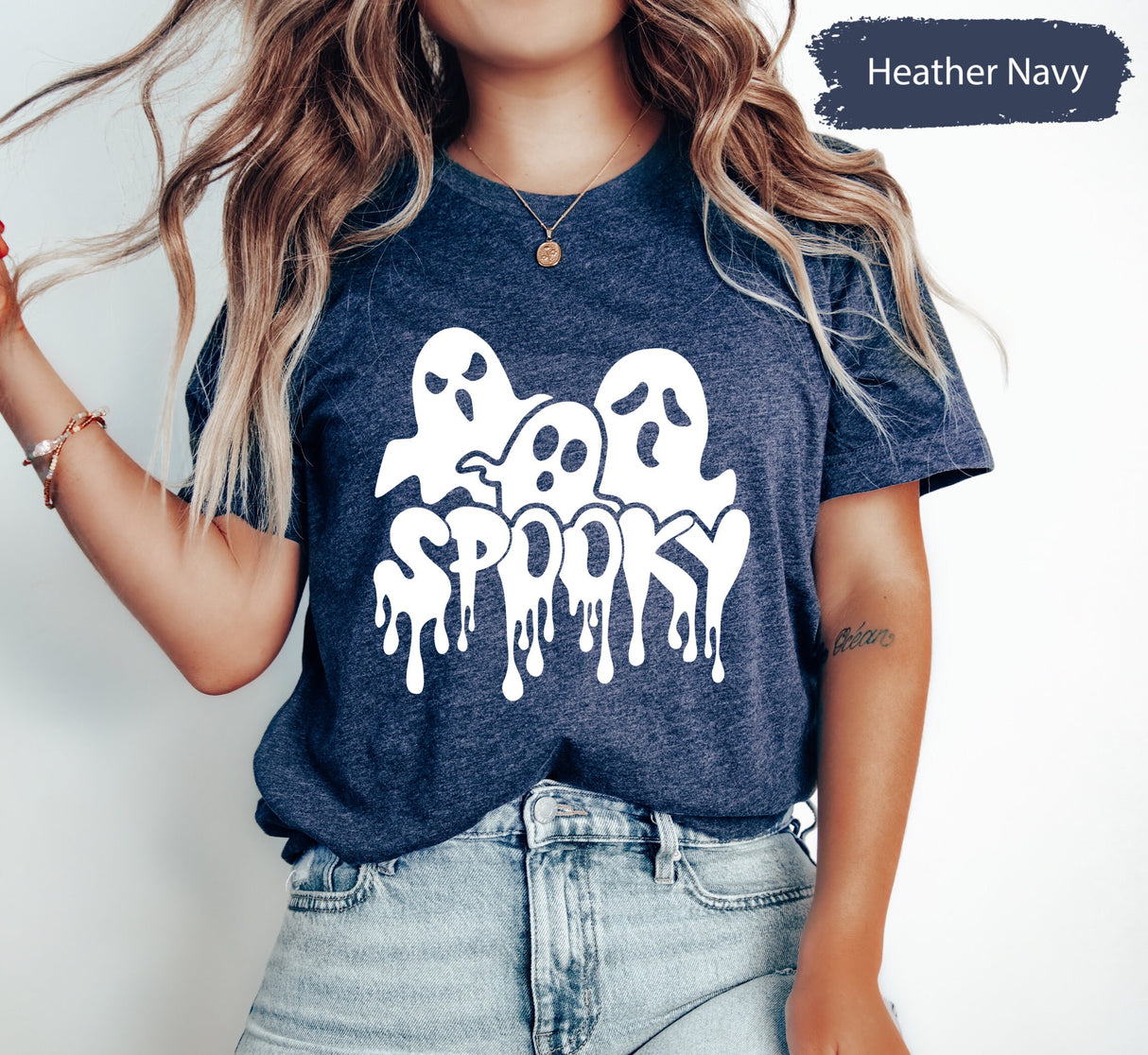 Spooky Season Shirt, Spooky T Shirt, Spooky Vibes TShirt, Ghost Shirt, Halloween Ghost Shirt, Halloween Shirt, Halloween Gift, Boo T-Shirt