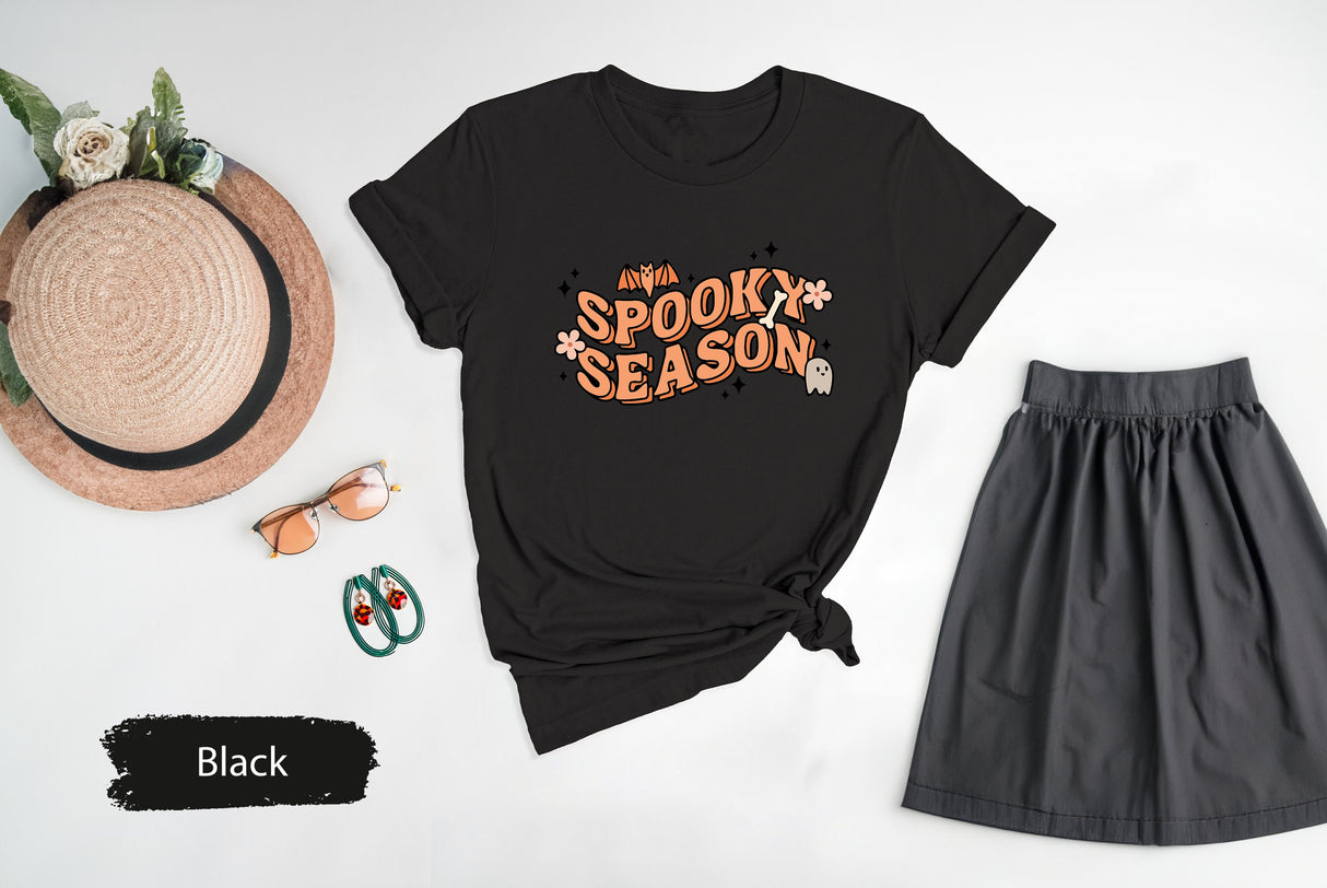 Spooky Season Shirt, Spooky Shirt, Halloween Shirt, Halloween Gift, Spooky Vibes Shirt, Halloween T Shirt, Halloween Party Tee