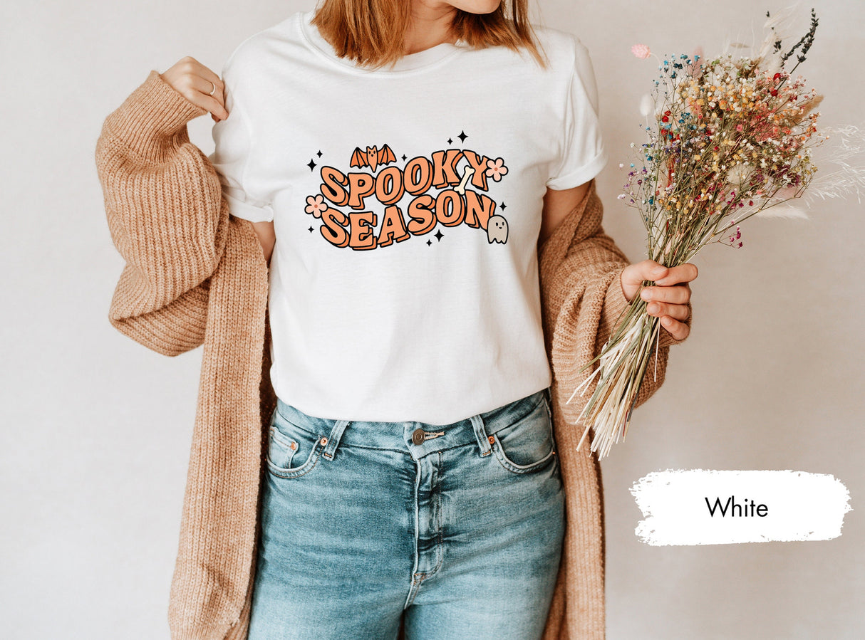 Spooky Season Shirt, Spooky Shirt, Halloween Shirt, Halloween Gift, Spooky Vibes Shirt, Halloween T Shirt, Halloween Party Tee