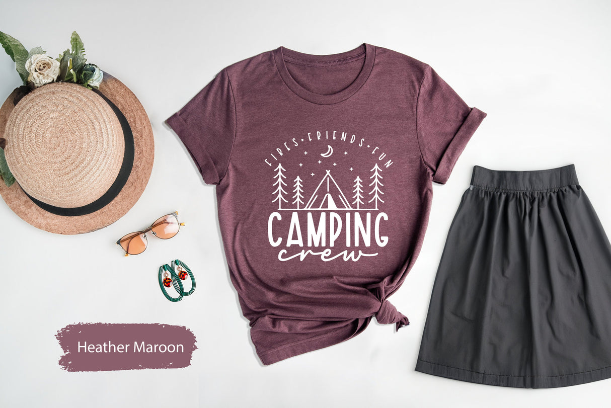 Custom Camp Shirt, Camp Gifts, Custom T-shirt, Custom Shirt, Custom Camp Shirt, Camp Crew Shirt, Camp Custom Shirt, Camping Family Shirt