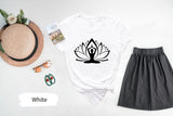 Yoga Shirt, Lotus Flower T-Shirt, Botanical Shirt, Meditation Shirt, Namaste Shirt, Yoga Teacher Gift, Namaste Yall Shirt, Yogi Gifts