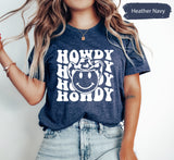 Howdy Shirt, Howdy Smile Face Shirt, Western Shirt, Southern Shirt, Country Shirt, Cowgirl Shirt, Cowboy Shirt, Howdy Smile Shirt