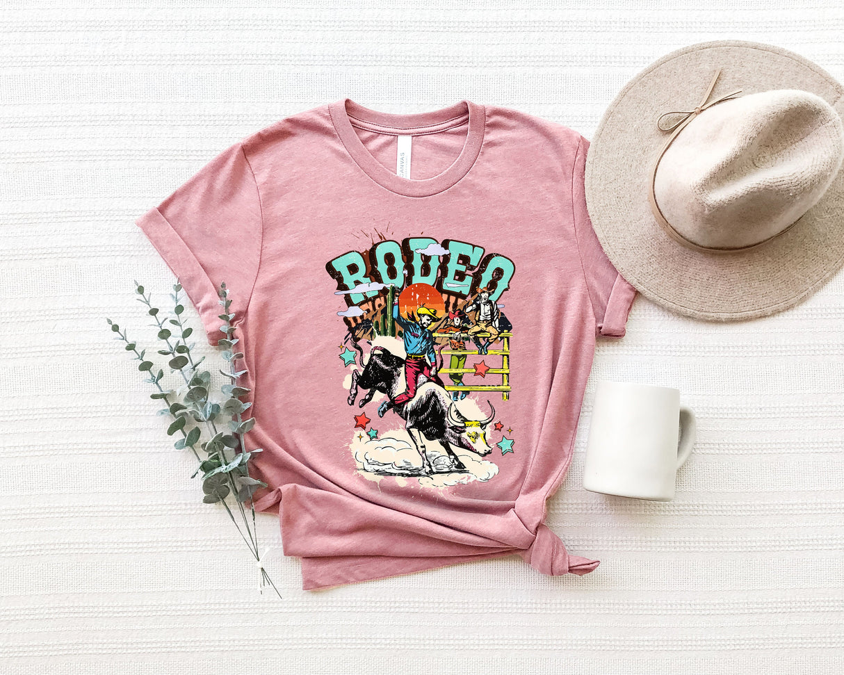 Rodeo Shirt, Rodeo Vibes Shirt, Western Graphic Tee, Western Shirt, Western Rodeo Shirt, Cowboy Shirt, Cowgirl Shirt, Country T-Shirt