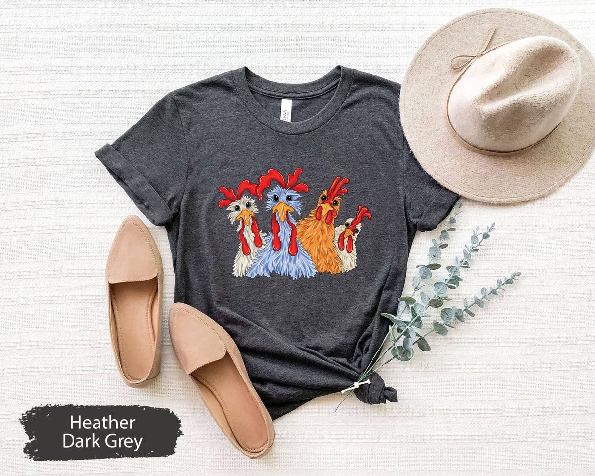 Chicken Shirt, Chicken TShirt, Chicken Gifts, Funny Chicken Shirt, Chicken Lover Shirt, Chicken Lover Gift, Farmer Shirt, Chicken Lady Shirt